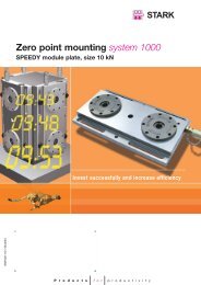 Zero point mounting system 1000 / SPEEDY module plate, size 10 kn