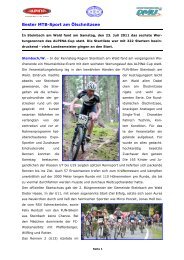 Bester MTB-Sport am Ölschnitzsee - Funbiker Steinbach am Wald