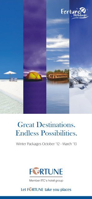 Winter Packages October '12 – March ' - Fortune Park Hotels