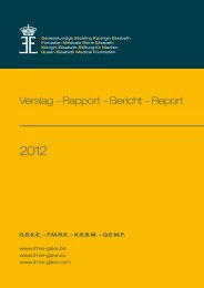 Verslag – Rapport – Bericht – Report - GSKE - FMRE