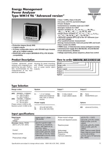 WM14-96 - Advanced - BS Elcontrol