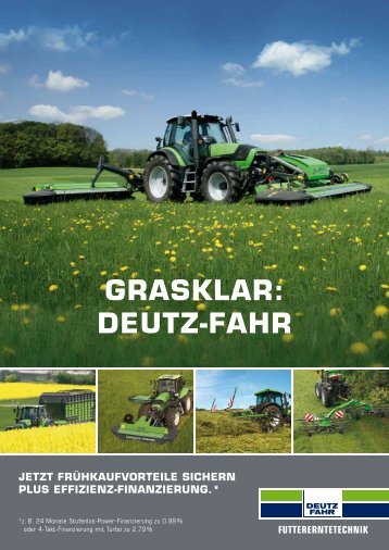 GRASKLAR: DEUTZ-FAHR - Gangolf