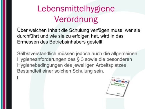 Lebensmittelhygiene