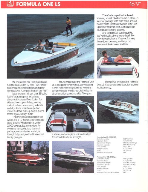 1984 Formula Performance Brochure.pdf - Formula Boats