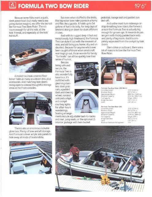 1984 Formula Performance Brochure.pdf - Formula Boats