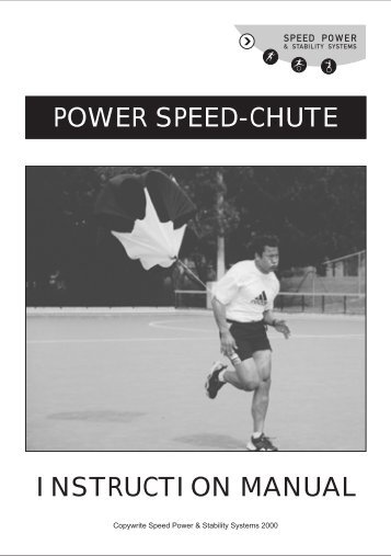 POWER SPEED-CHUTE INSTRUCTION MANUAL - Fitness for rugby