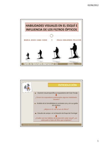 habilidades visuales en el esqui y filtros ppt.pdf - Fundación Visión ...