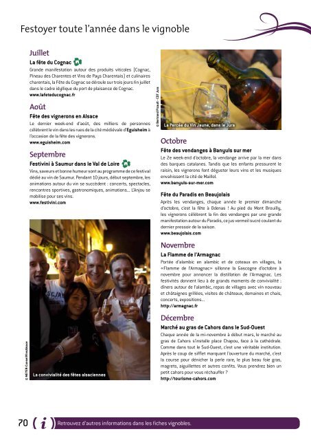 D o s s i e r d e p r e s s e 2012 Les destinations France des vins