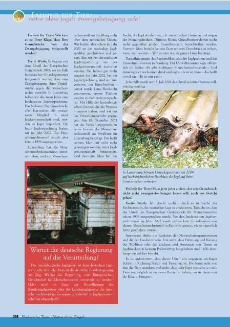 pdf-download Teil 2 - Magazin Freiheit für Tiere