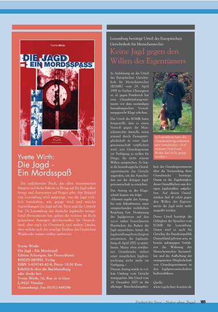 pdf-download Teil 2 - Magazin Freiheit für Tiere