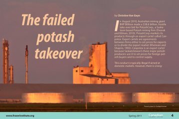 The failed Potash takeover - Fraser Institute