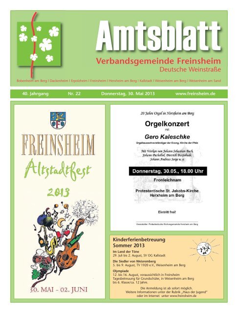 Verbandsgemeinde Freinsheim