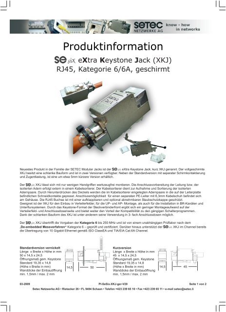 Produktinformation