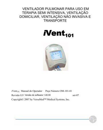 VERSAMED_IVENT 101_Manual do Usuario.pdf - FisioCare