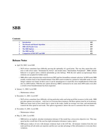 Solver Manual (pdf) - GAMS