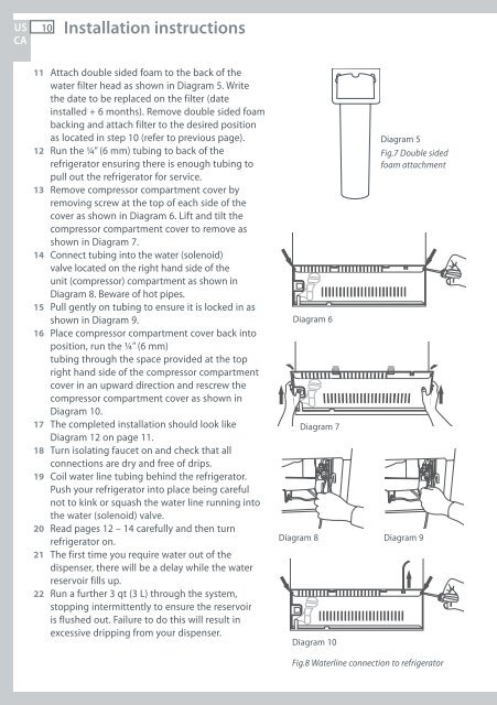Installation instructions and User guide Instructions ... - Fisher & Paykel