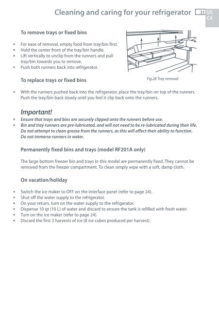 Installation instructions and User guide Instructions ... - Fisher & Paykel