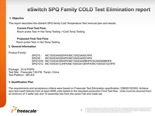 Freescale PowerPoint Template