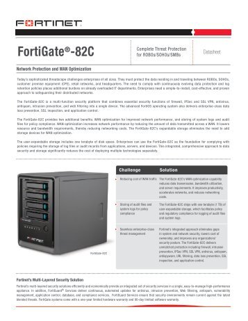 FortiGate®-82C - Foreseeson