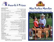 Miss Rodeo Mandan - Mandan Rodeo Days