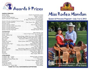 Miss Rodeo Mandan - Mandan Rodeo Days