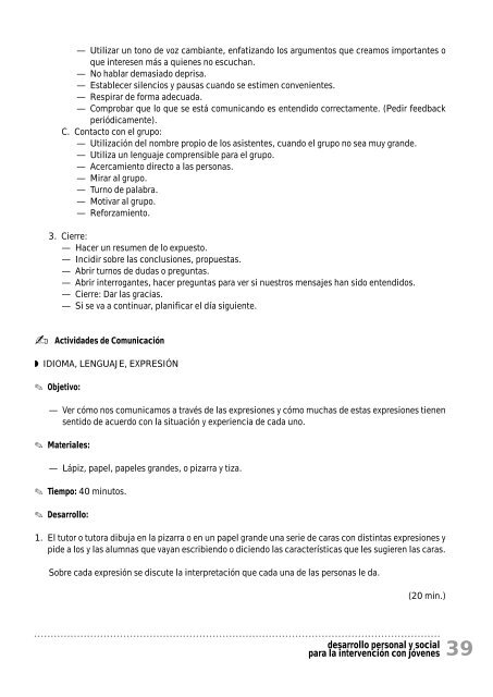 guía de desarrollo personal y social para la intervención ... - Forem