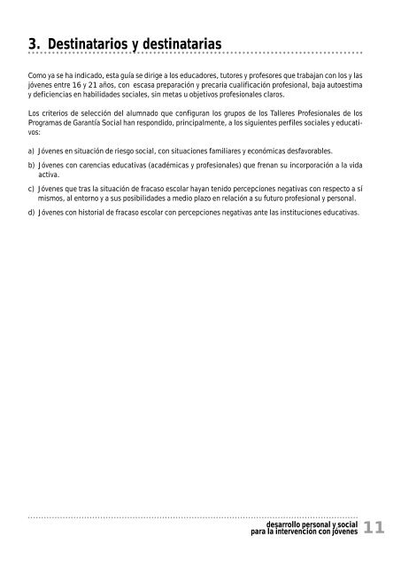 guía de desarrollo personal y social para la intervención ... - Forem