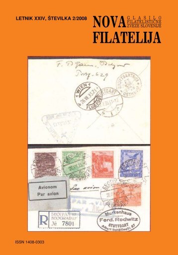 Številka 2, letnik 2008 - Filatelistična zveza Slovenije