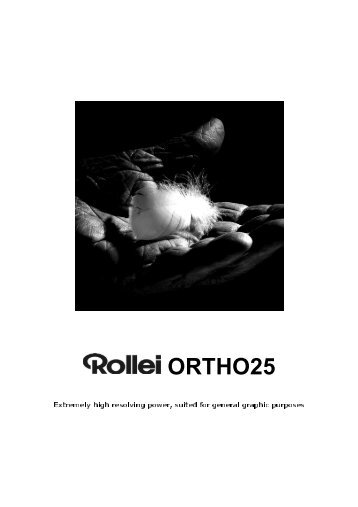 Rollei Ortho 25 PDF - Silverprint