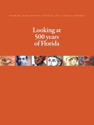 Looking at 500 years of Florida - Florida Humanities Council