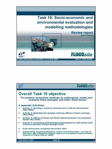 Task 10: Socio-economic and environmental ... - FLOODsite