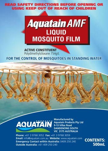 liquid mosquito film amf - Garrards