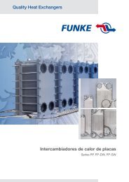 Intercambiadores de calor de placas - Funke Wärmeaustauscher ...