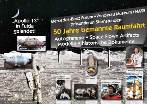 50 Jahre bemannte Raumfahrt - Mercedes-Benz Niederlassung Fulda