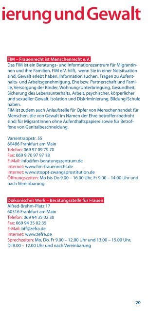 bei Diskriminierung und Gewalt - frankfurt-handicap.de