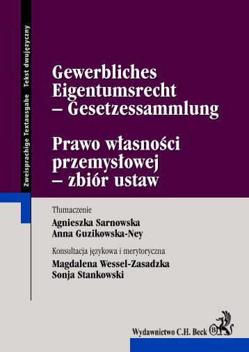 Gewerbliches Eigentumsrecht – Gesetzessammlung ... - Gandalf