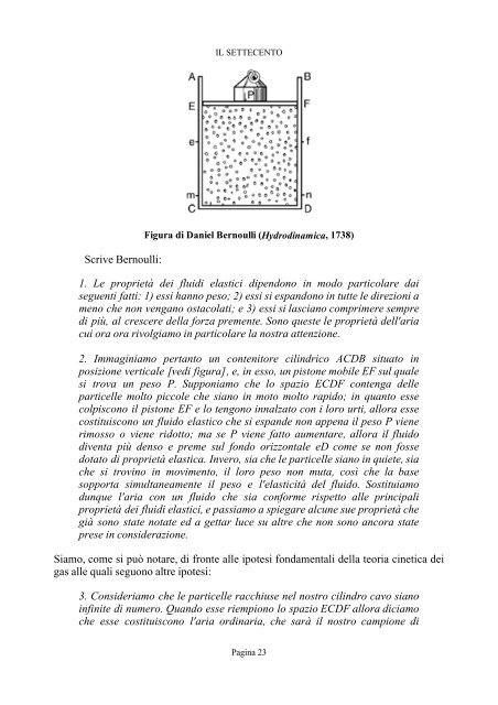 le scienze fisiche nel settecento - fisica/mente