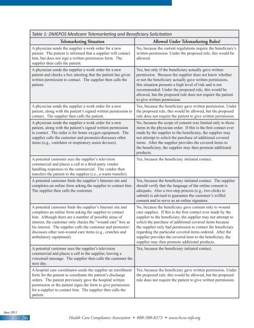 Compliant DMEPOS Telemarketing - Foley & Lardner LLP