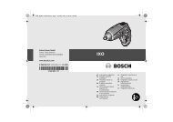 Robert Bosch GmbH Power Tools Division 70745 Leinfelden ...