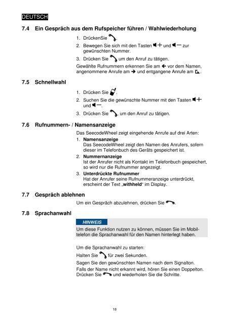 Inhaltsverzeichnis