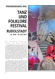 TANZ UND FOLKLORE FESTIVAL - Galerie Laterne