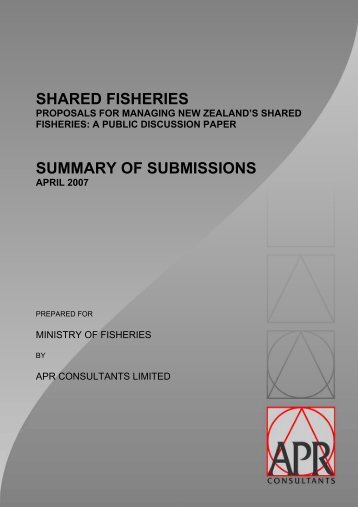 Download Summary of Submissions Document (PDF 552kb)