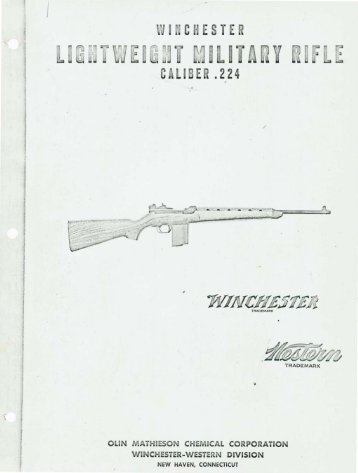 Winchester .224 Rifle - Forgotten Weapons