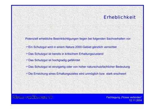 Das Schutzgebietsnetz Natura 2000 (Dr. Thomas ... - Europa im Fluss