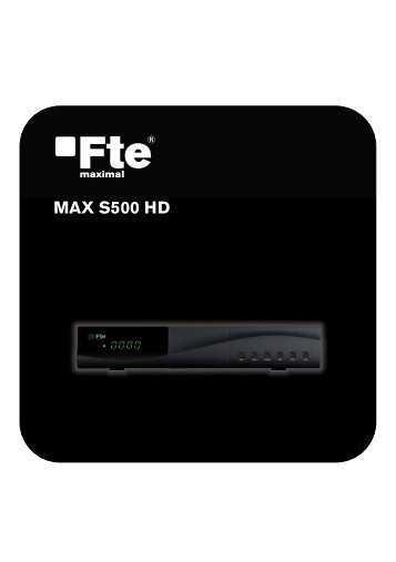 MAX S500 HD - FTE Maximal