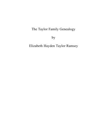 The Taylor Family Genealogy.pdf - GBLCreations