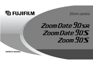 Zoom Date 90 SR Manual - Fujifilm USA