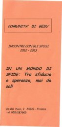 IN UN MONDO DI SFIDE: