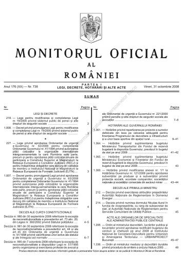 Ordin 1338/2008 ce stabileste procedura de emitere a avizului ...