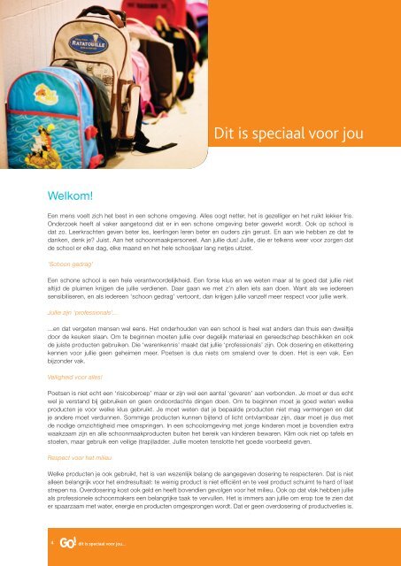 Handleiding voor professionele schoonmaak - GO! onderwijs van de ...